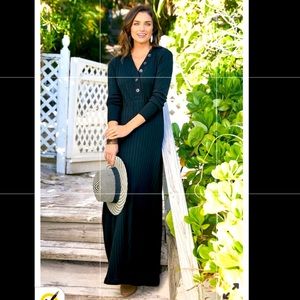 Soft surroundings sweater long dress